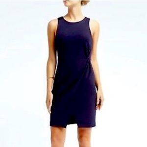 Banana Republic |Faux Wrap Knot Asymmetrical Dress